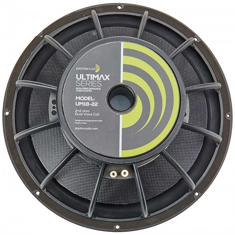 Cабвуферный динамик 18 дюймов, Dayton Audio Ultimax UM18-22