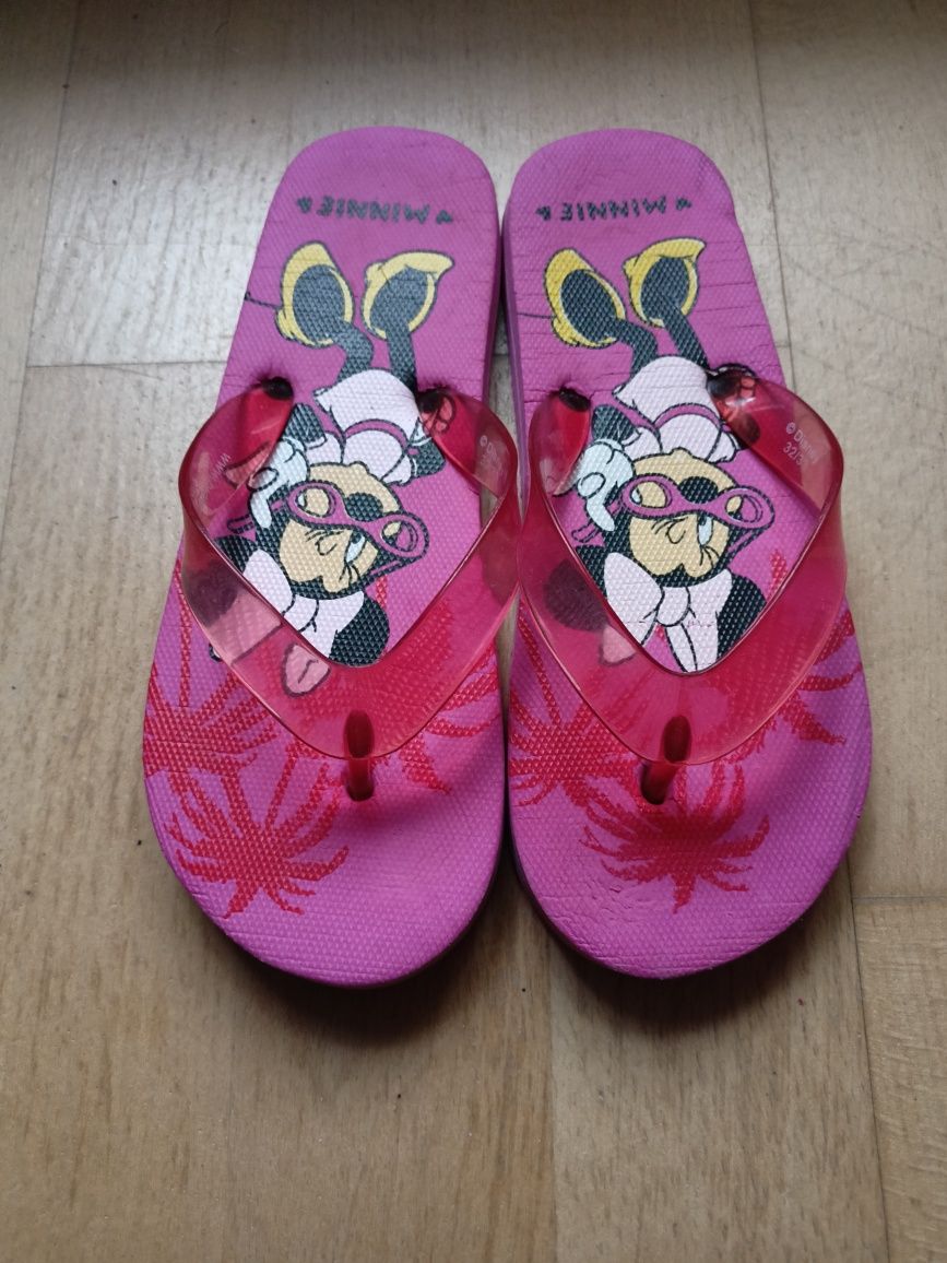 Lekkie klapki japonki Disney Minnie Mouse rozmiar 32/33