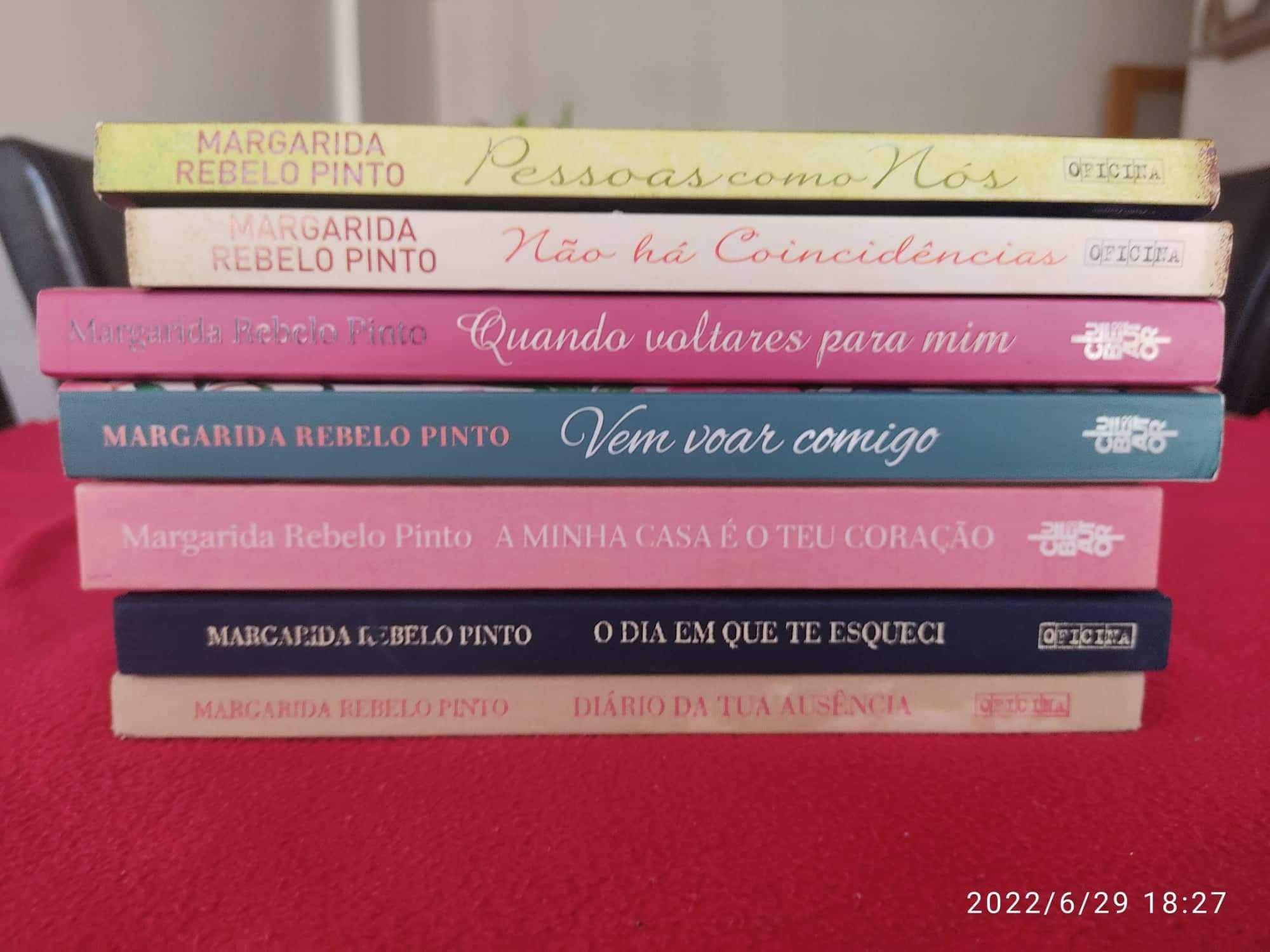 Vendo diversos livros de Margarina Rebelo Pinto