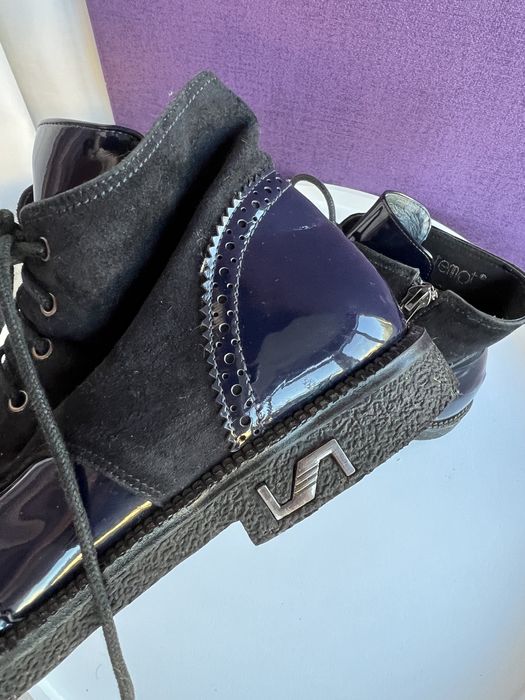 Ботинки черевики жіночі шкіряні Blue temp