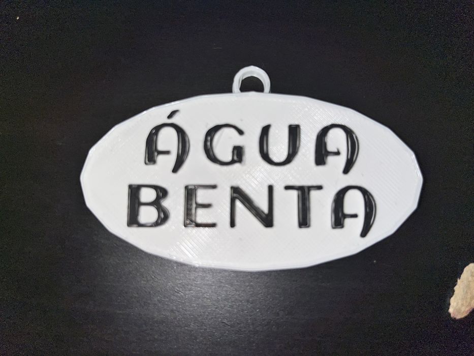 Letra feita em impressão 3D