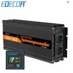 Przetwornica EDECOA 3500W 7000W DC 12V na AC 220V 230V konwerter NOWA