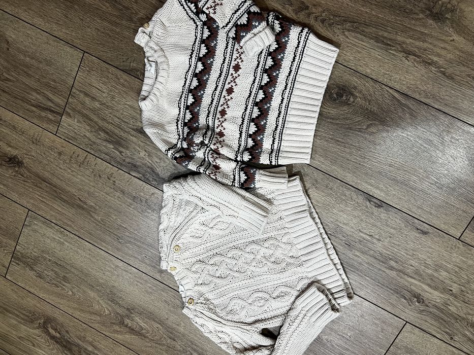 Zestaw swetrów h&m baby exlusive 86 cm