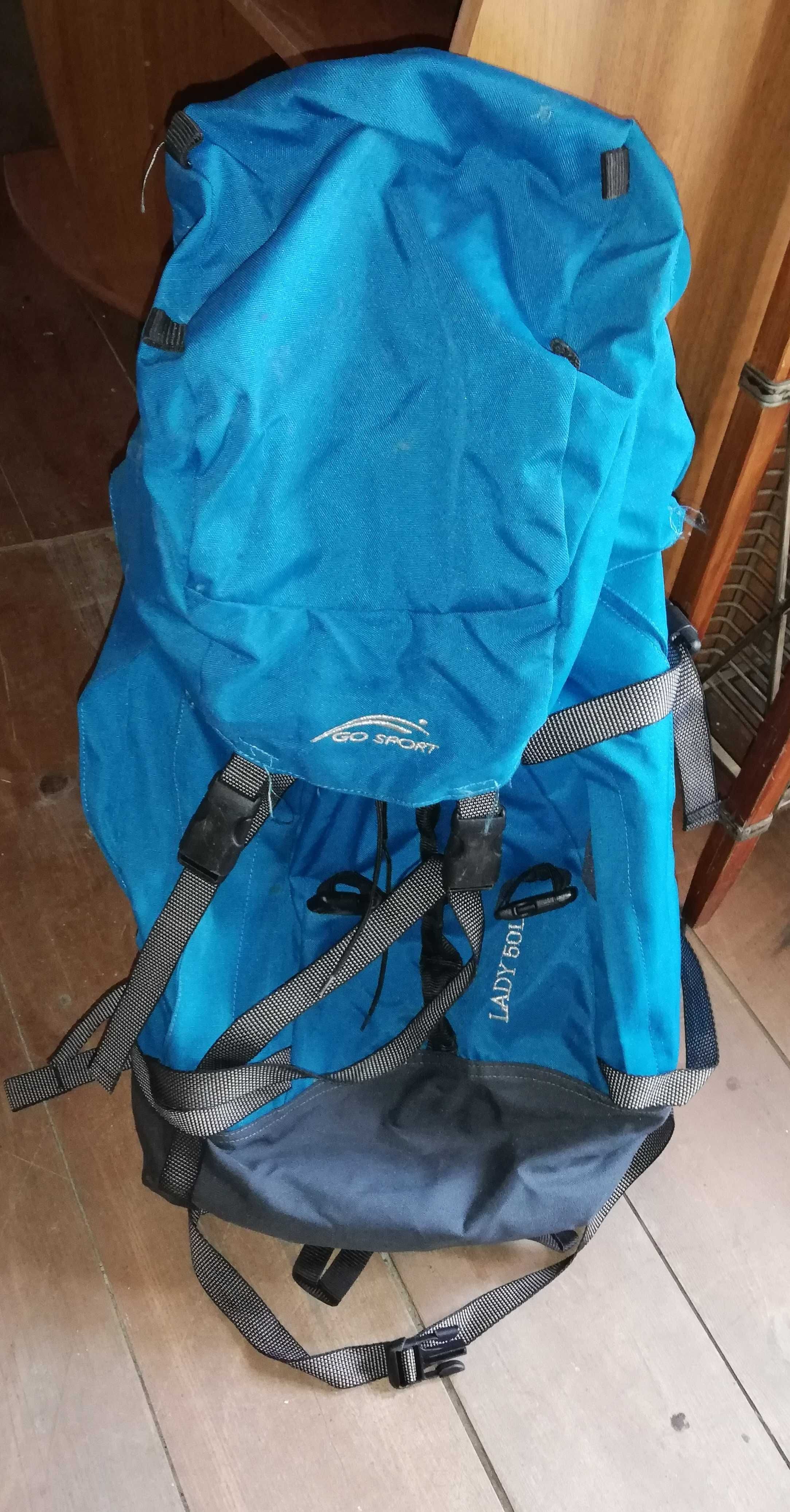 Mochila de caminhada / campismo Go Sport