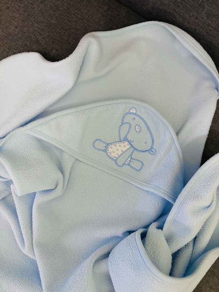 Matalan 87*83см Плед куточок для малюка на прогулянку бакитний Англія