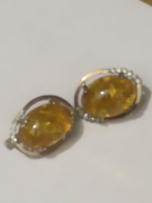 Серебряные серьги СССР