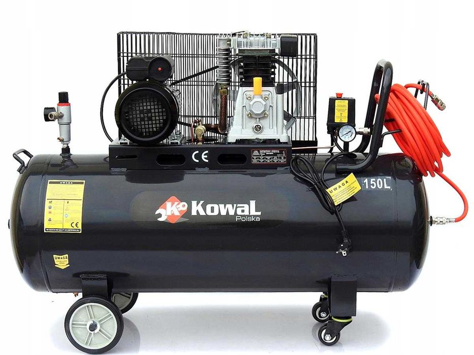 12 Bar KOMPRESOR k10 olejowy tłokowy 150L sprężarka pompa powietrza