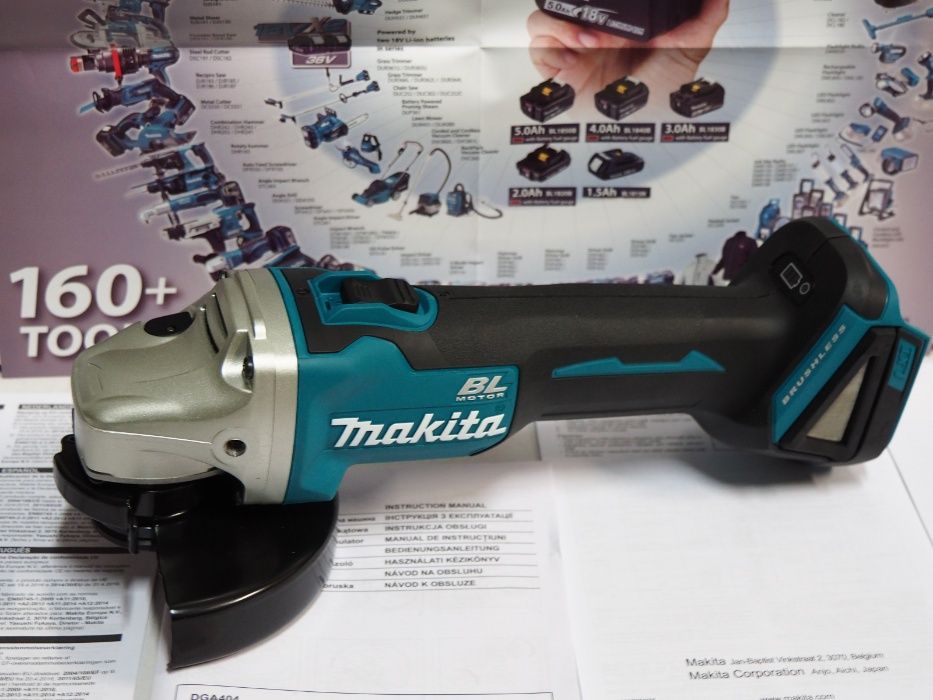 MAKITA DGA 506 szlifierka aku akumulatorowa 18v Dga 504,513,517