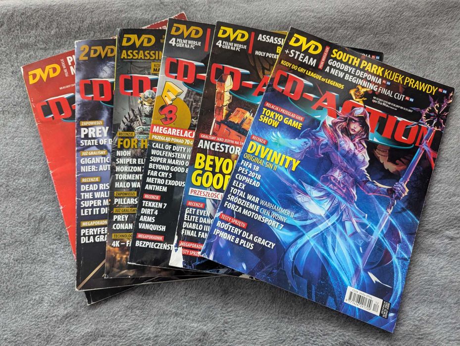 CD-Action 6 numerów z 2017 roku