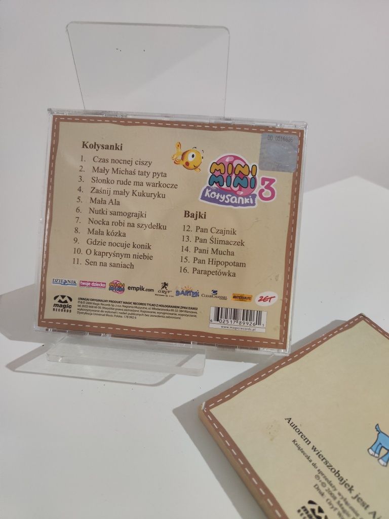 Minimini Mini Mini kołysanki 3 płyta CD + książeczka