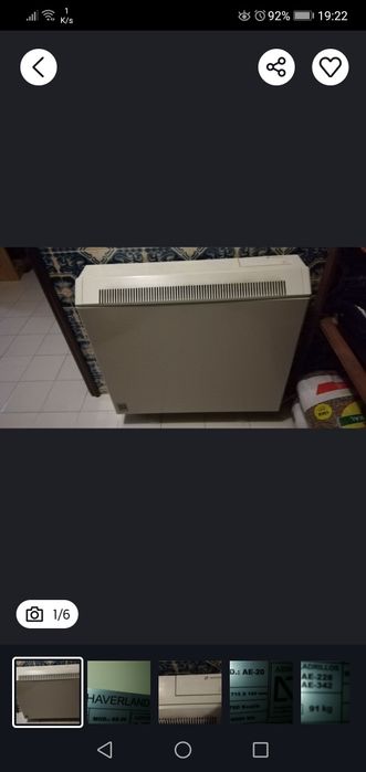 Aquecedor Haverland 13760 Klcal/hora