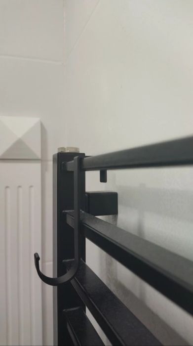 Держатель для полотенец черный тримач рушників лофт вешалка