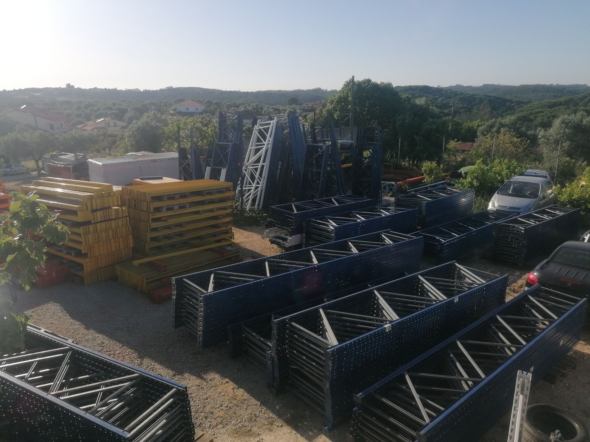 Estantes de armazém, racks