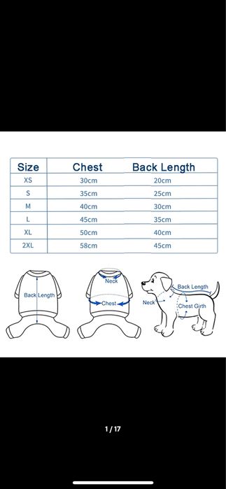 Ciepły strój dla pieska/kotka rozmiar S