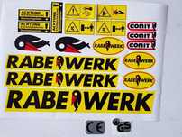 Naklejki rabe werk plug agregat brona talerzowa