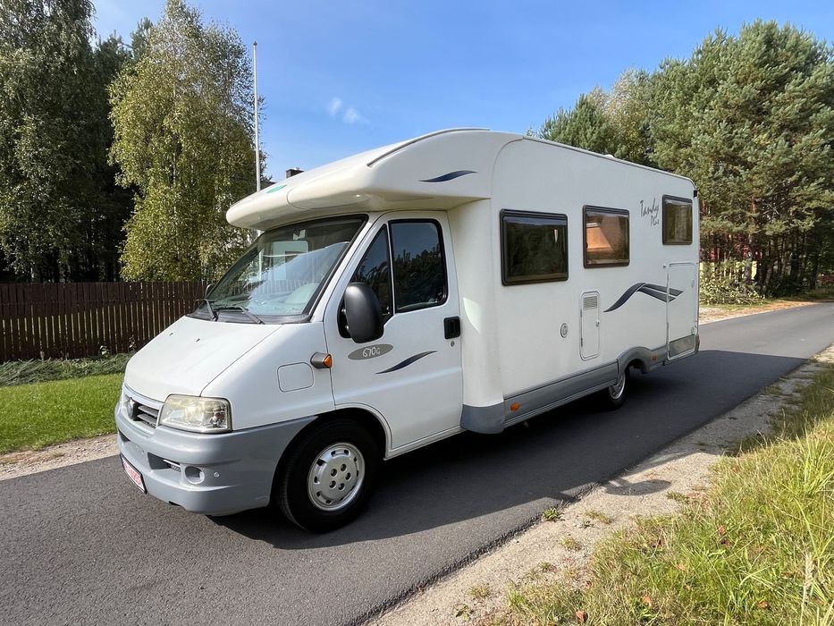 Fiat DUCATO MCLOUIS 670G TANDY PLUS 2006 2.8 128KM  5 Osobowy Tylko 145TYS KM 2 X Klima Markiza Toaleta Prysznic TV Antena