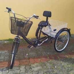 Triciclo de adulto preto