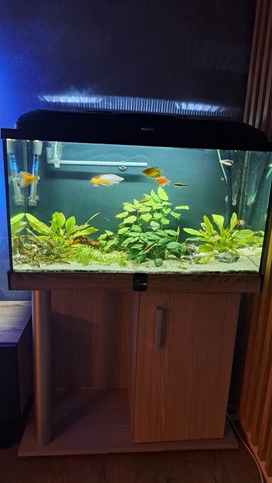 Akwarium 130l sprzedam z całym sprzętem.