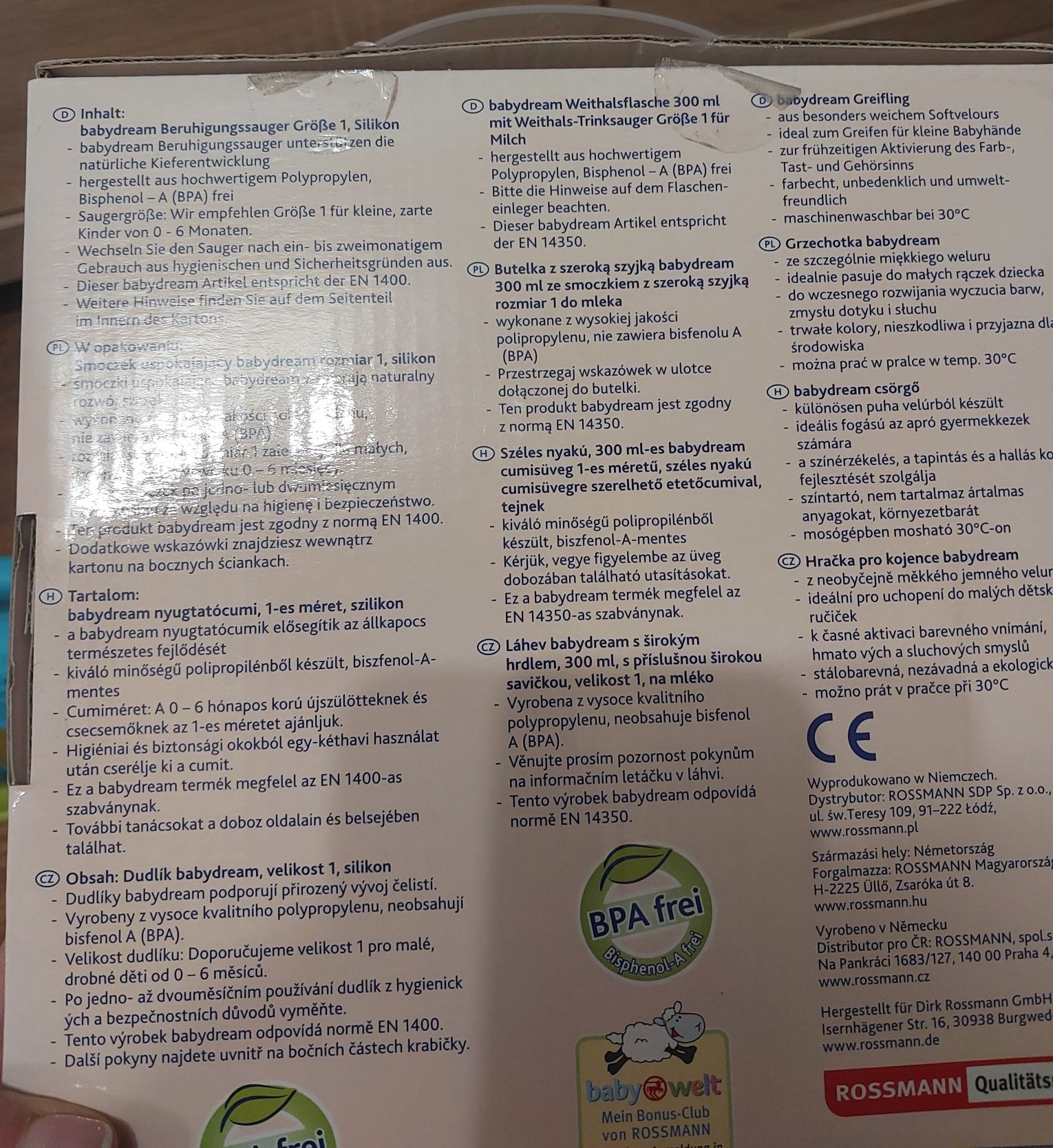 Butelka + dwa smoczki