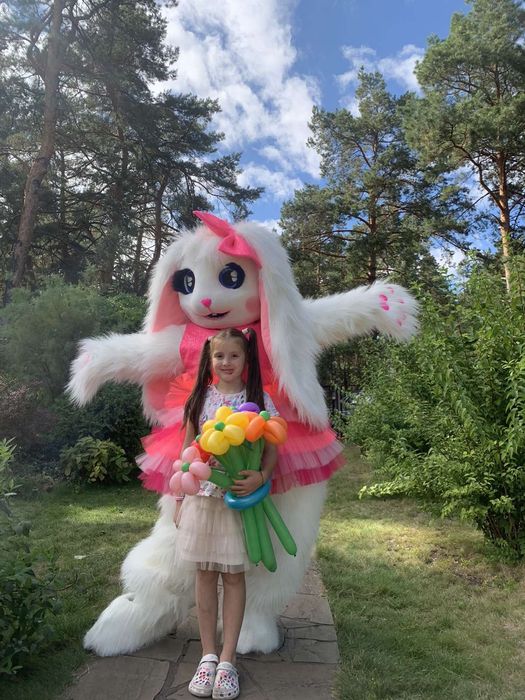 Вітання Зайки зайка поздравление Аніматор Київ кулі Заяц