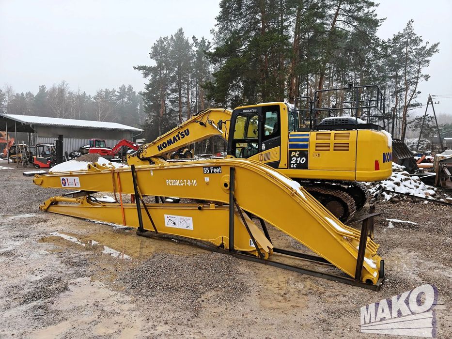 Komatsu PC210 LC-10  Long Reach ramię 16,7m cena 310.000 netto | bez LR 210.000 netto PC210