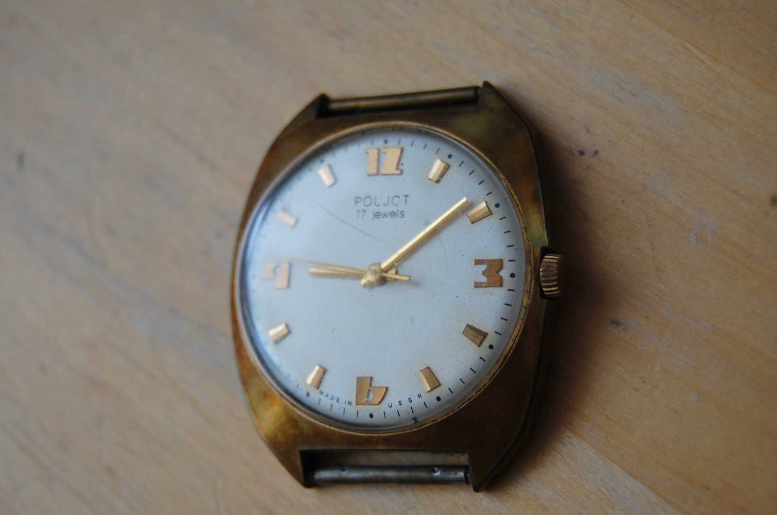 Stary, radziecki, męski zegarek Poljot, 17 kamieni. Mechaniczny.