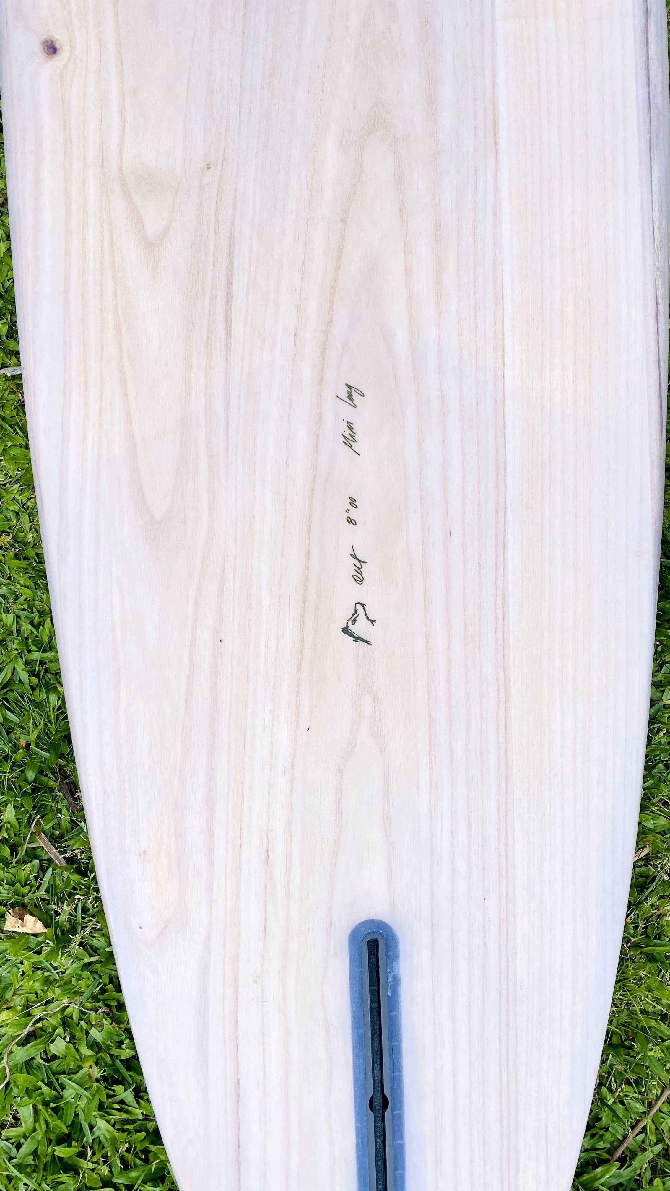 Prancha de surf Mini longboard de madeira