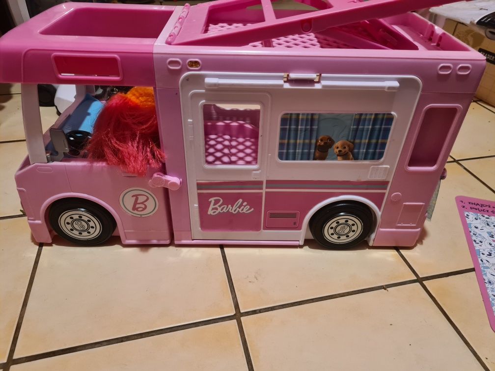 Kamper dla lalki barbie duży