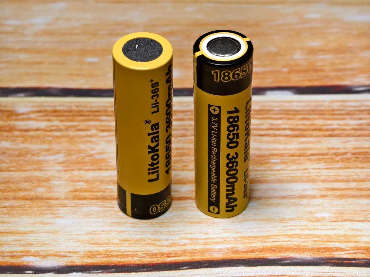 Акумулятори 18650 LiitoKala Lii-36S+ 3600 мА 10А