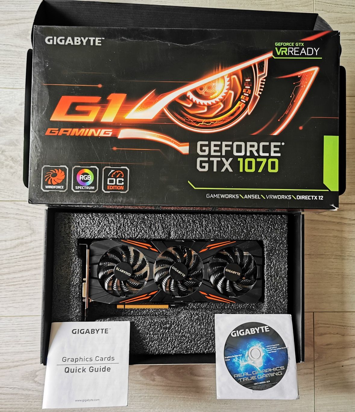 Karta graficzna Geforce Gtx 1070 G1 Gaming 8G