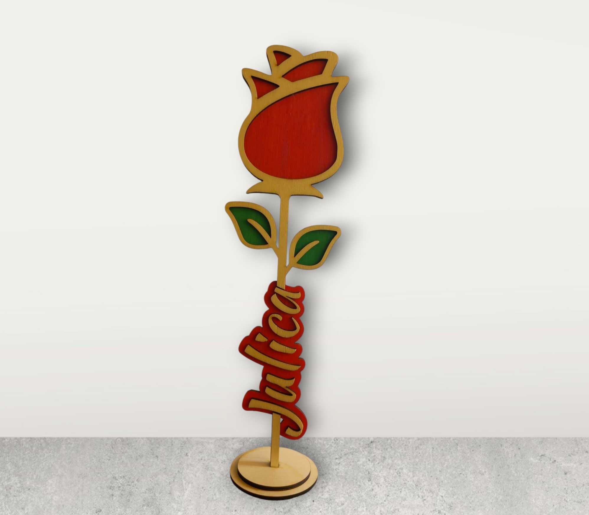 Flor Personalizada com Nome