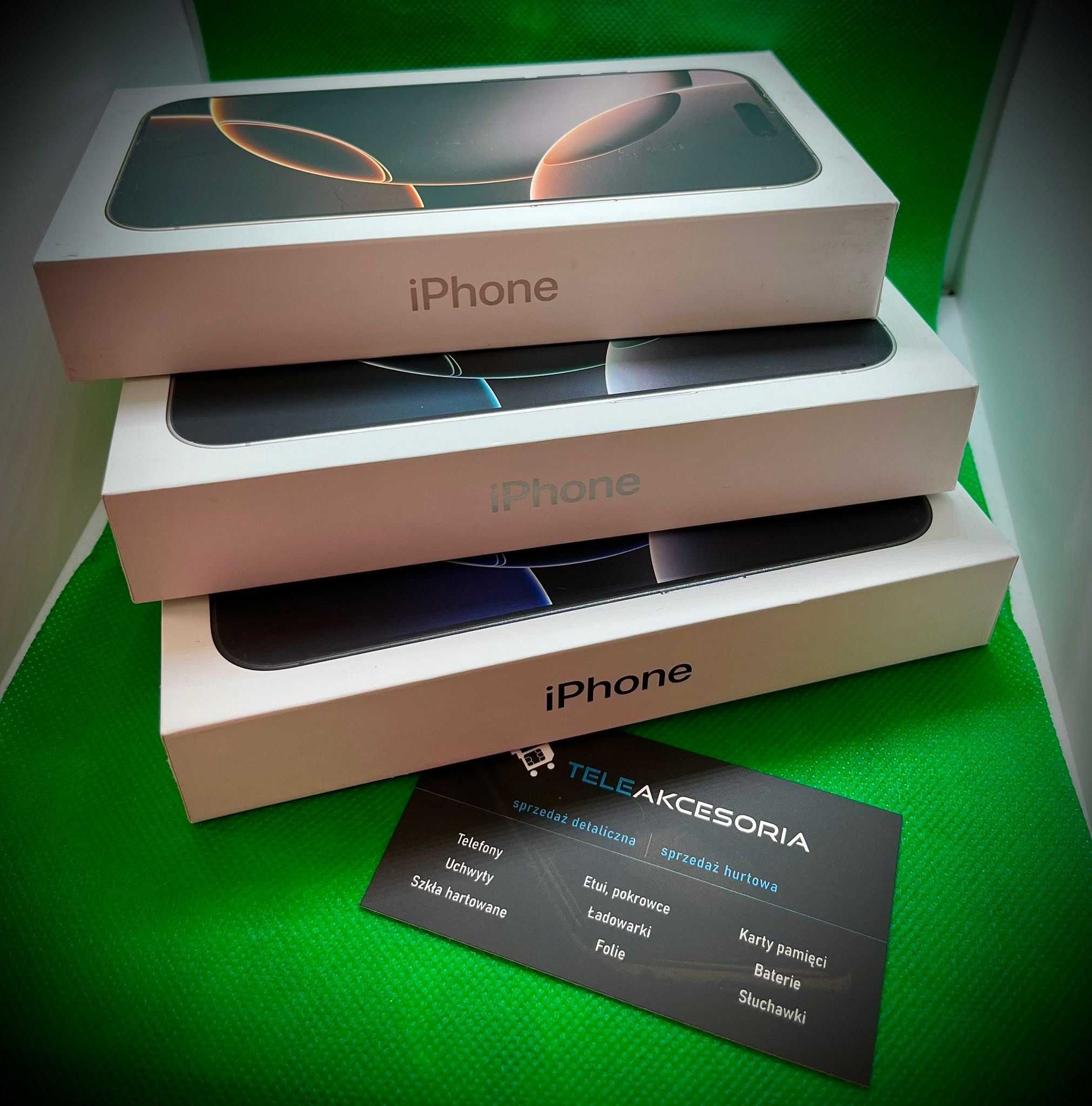 Iphone 16 PRO 128GB DESERT/BLACK OD RĘKI Galeria Różana ,-