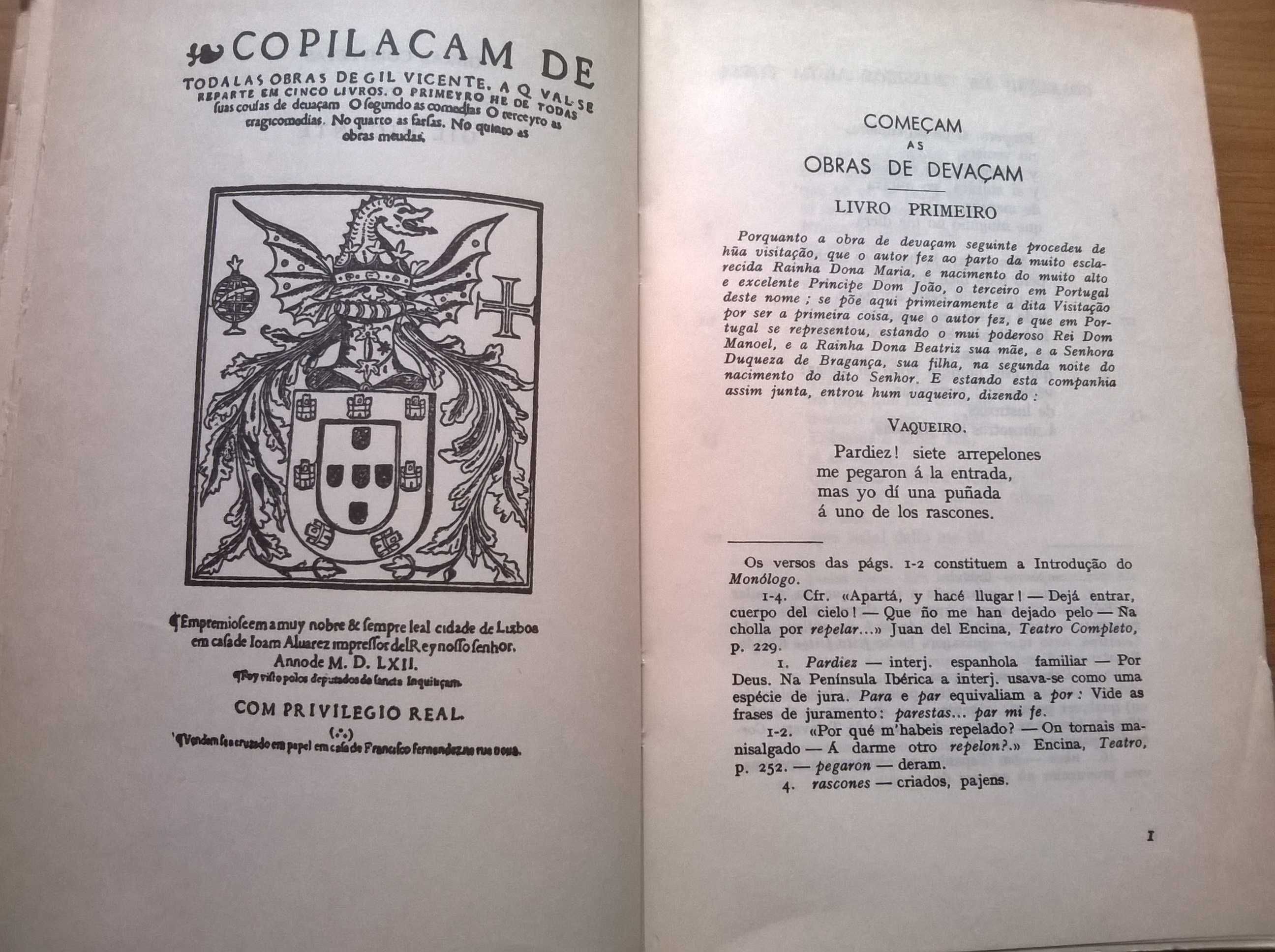 Gil Vicente - Obras Completas (volume I)