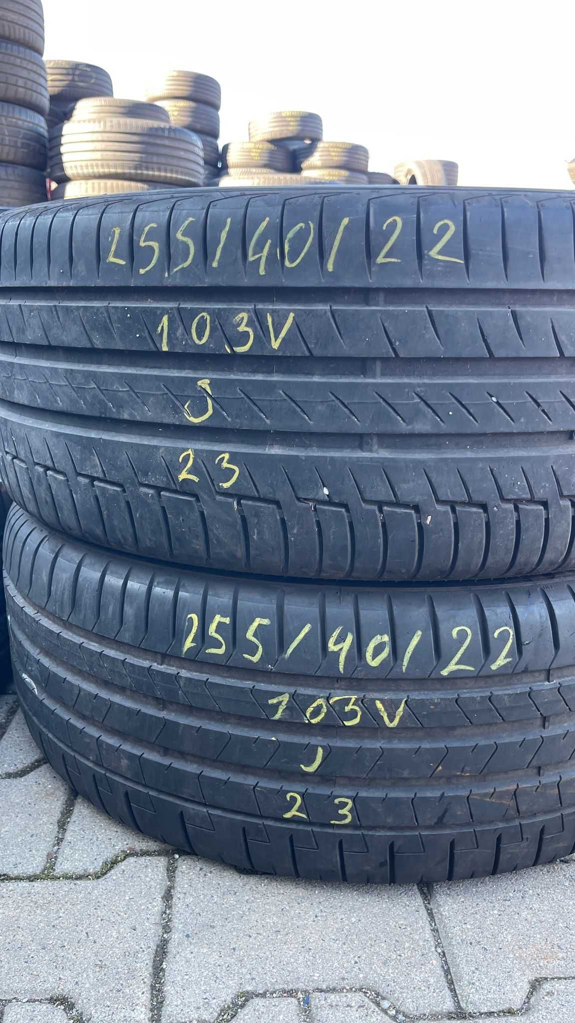Opony pojedyncze 255/40R22 Michelin Continental Dunlop Pirelli