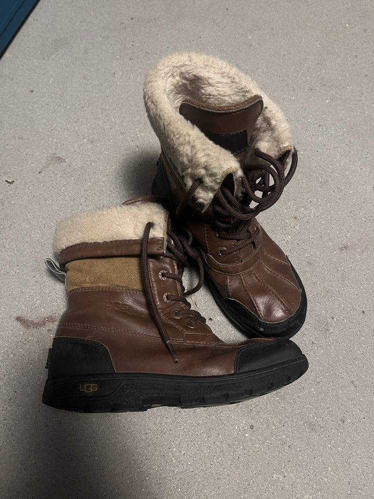 Kozaki zimowe buty ugg 33 brązowe