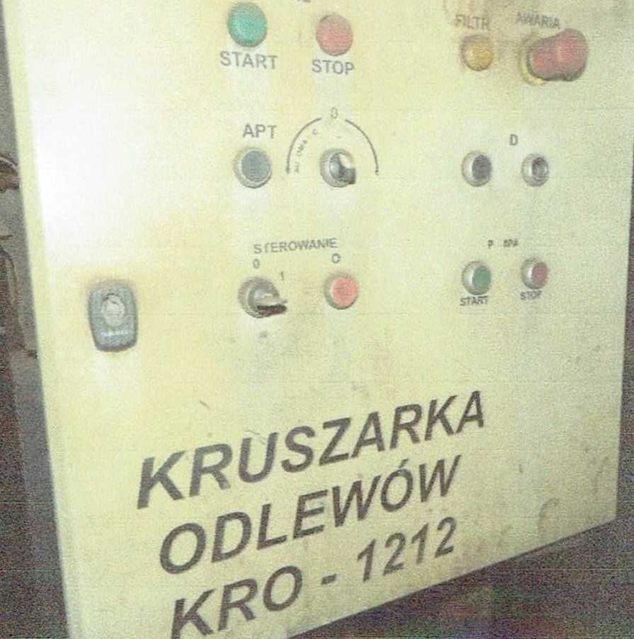 Kruszarka do odlewów KRO 12.12 DOZAMET Atrakcyjna CENA