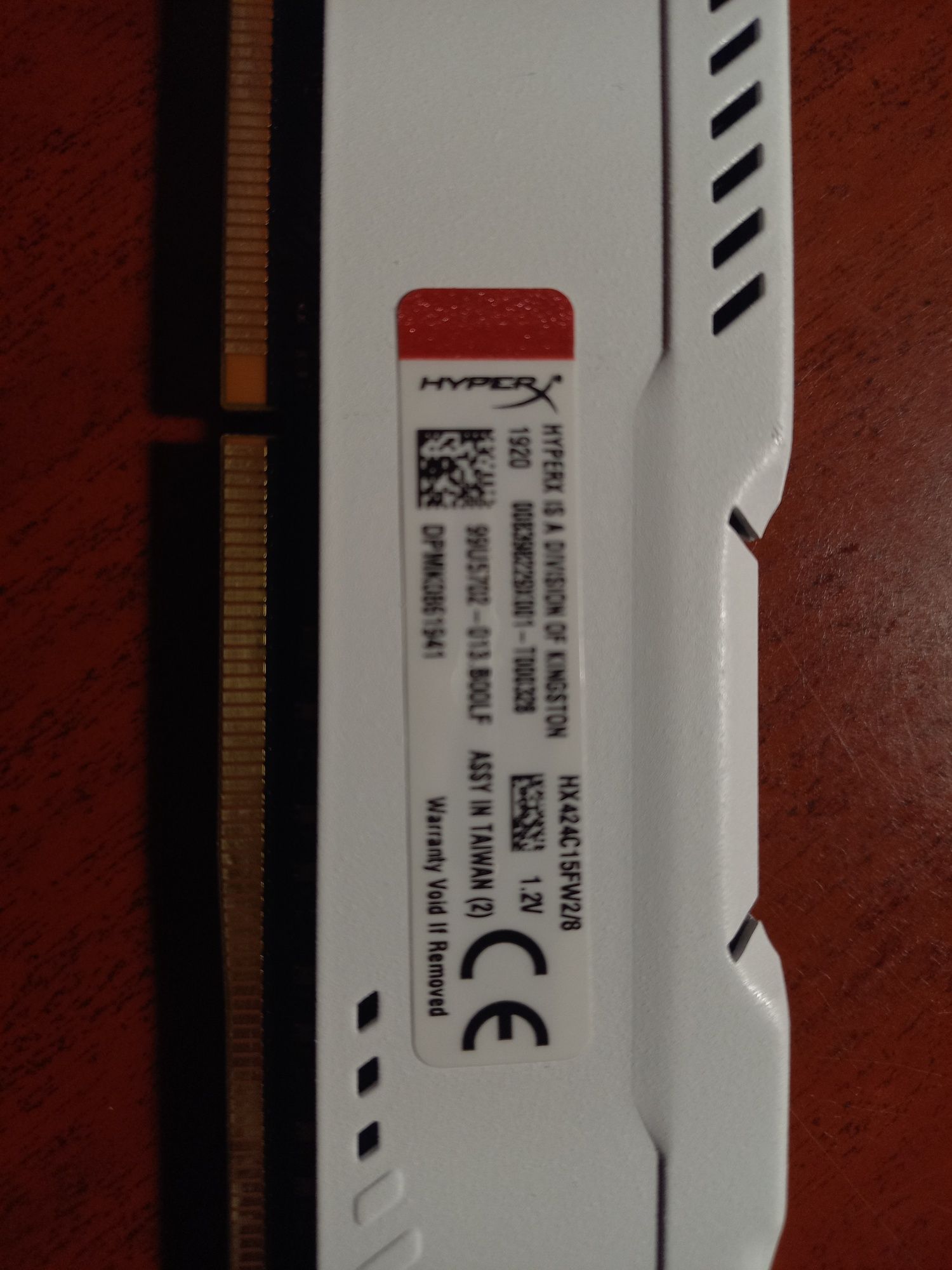 Оперативна пам'ять HyperX 8 GB DDR4 2400 MHz Fury  (HX424C15FW2/8)