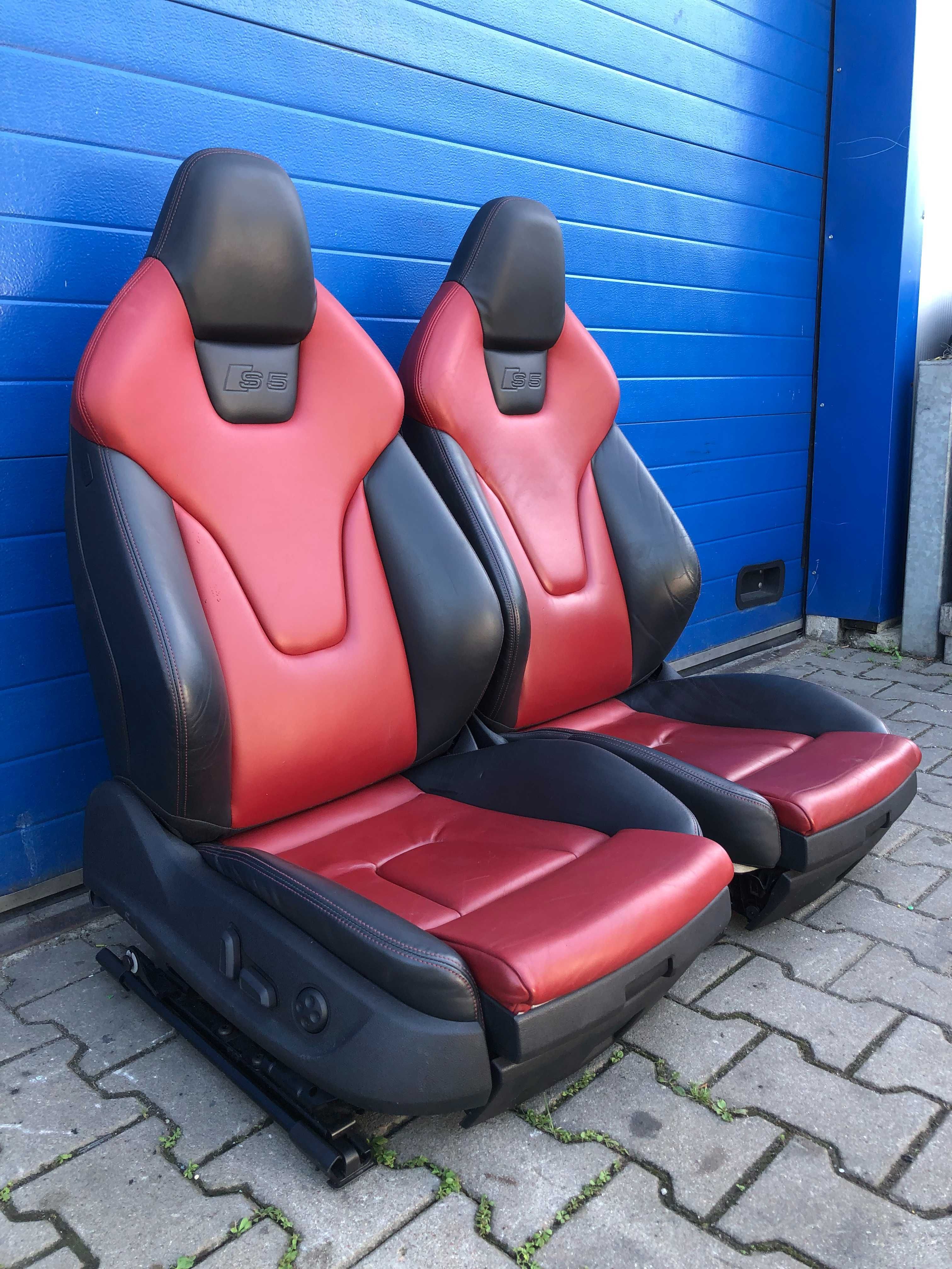 Fotele Wnetrze Skora RECARO AUDI S4 S5 B8 A4 A5 8T