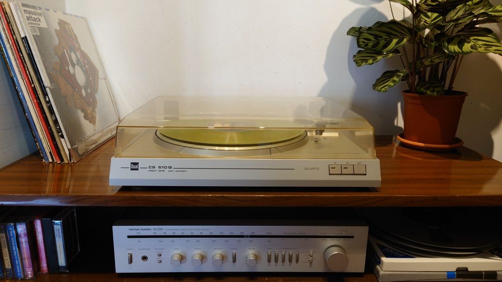 Dual CS610 Q, gramofon, direct drive, kwarc, półautomat, vintage 83r