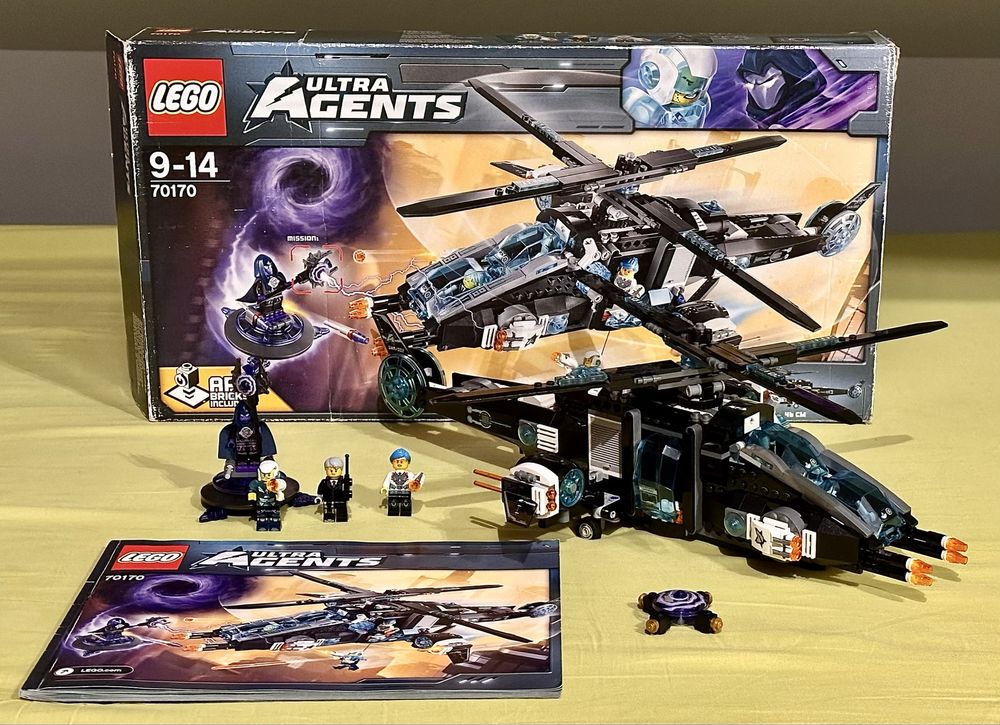 Lego 70170 Ultra Agents Ultracopter vs. Antimatter 100%