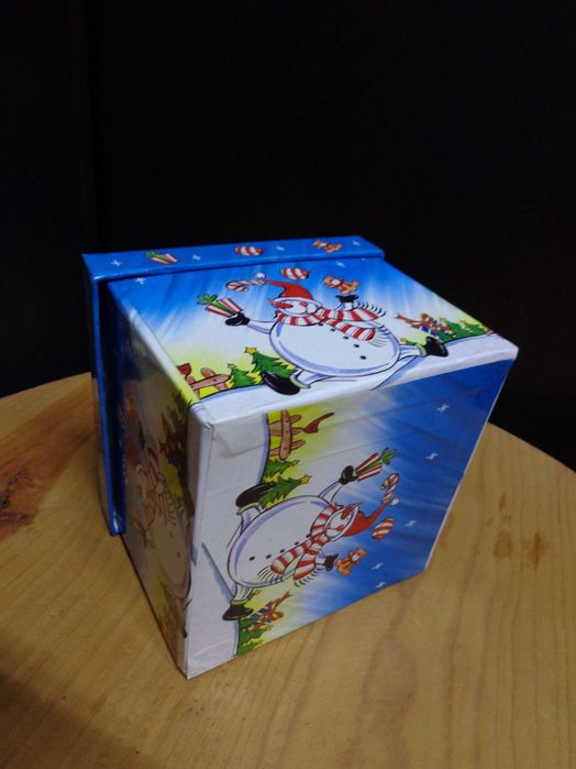 Caixa de Natal Boneco de neve