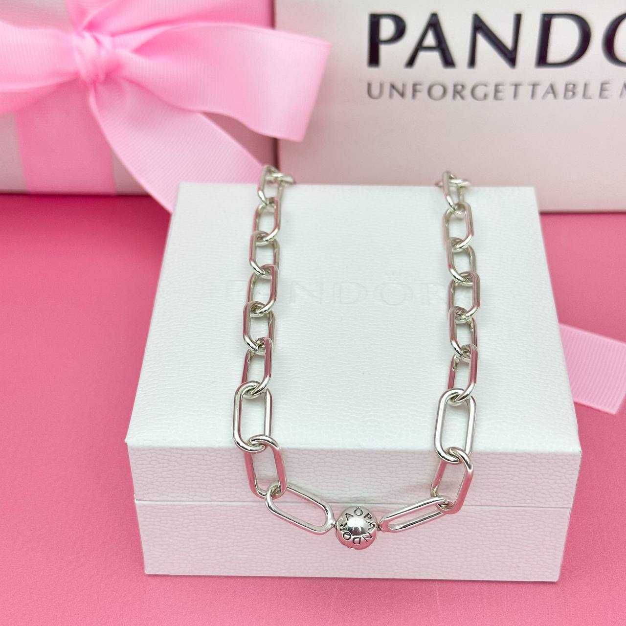 Срібне кольє Pandora Me Ожерелье Пандора Ми 399001C00 ВІДГУКИ