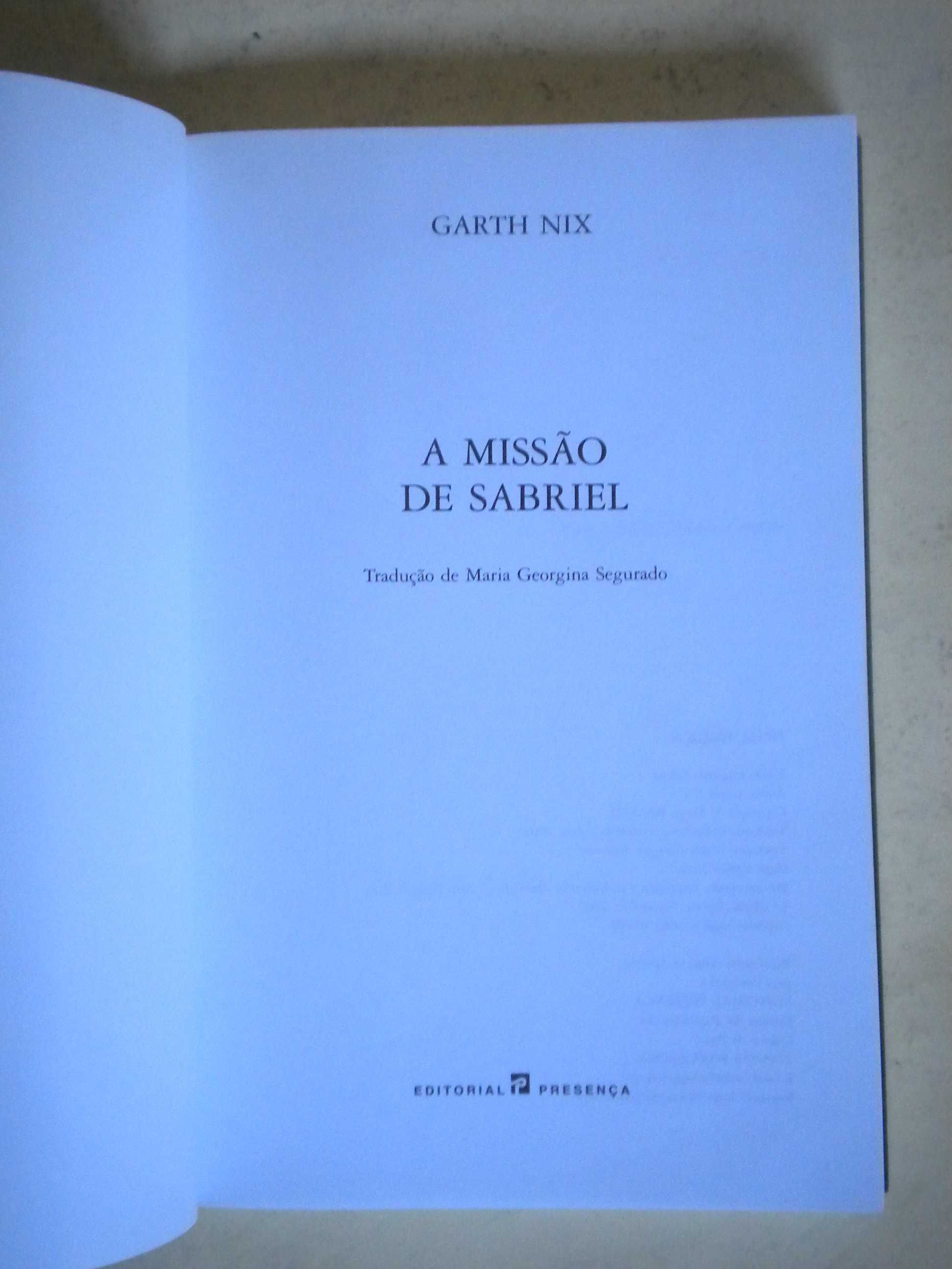 A Missão de Sabriel
de Garth Nix