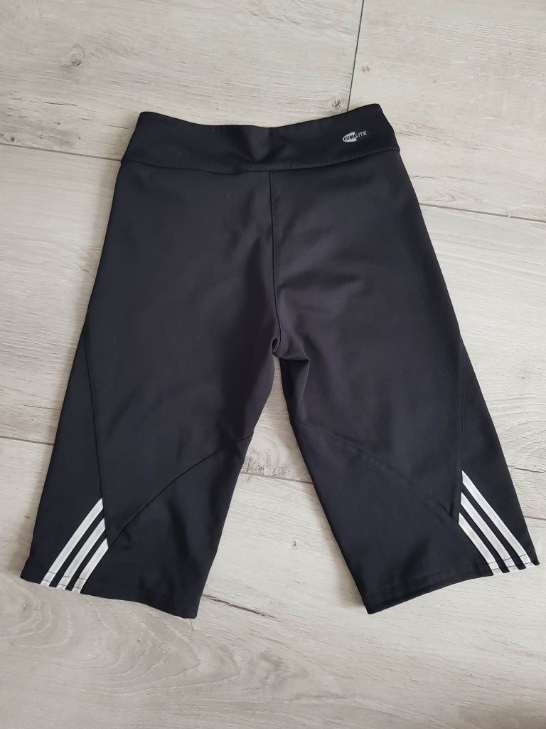 ADIDAS CLIMA 365 sportowe spodnie za kolano *140/146