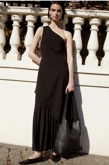 Cos довга спідниця пліссе з еластичним поясом