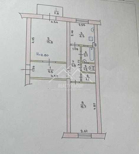 Продаж 2-кімн квартири вул. Есеніна 1 (двір закритого типу)