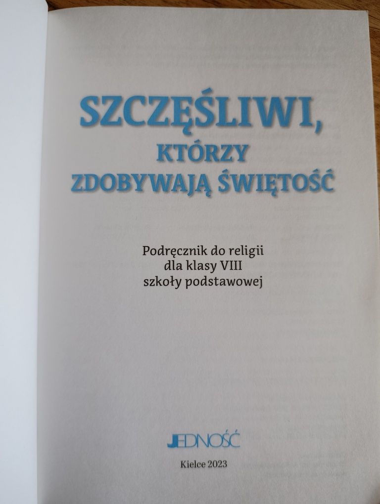 Szczęśliwi którzy zdobywają świetość religia klasa 8