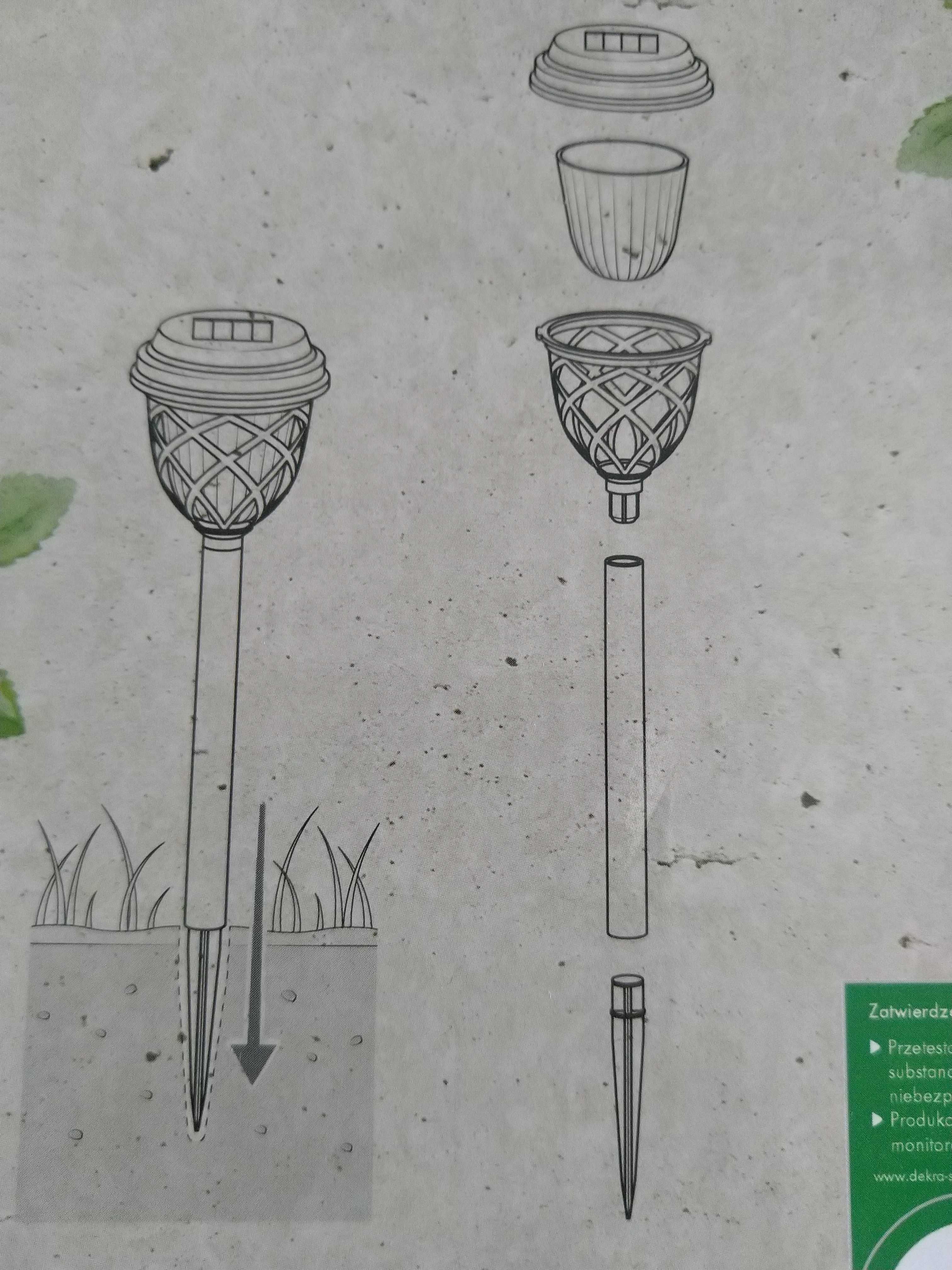 NAJTANIEJ Lampka Solarna Dekoracyjna Lampa IP44 Wysyłka