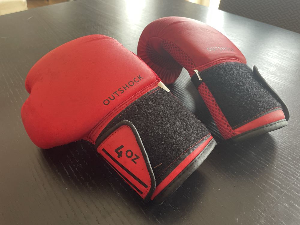 Luvas Boxe Criança 4OZ e Adulto 12OZ 3 pares