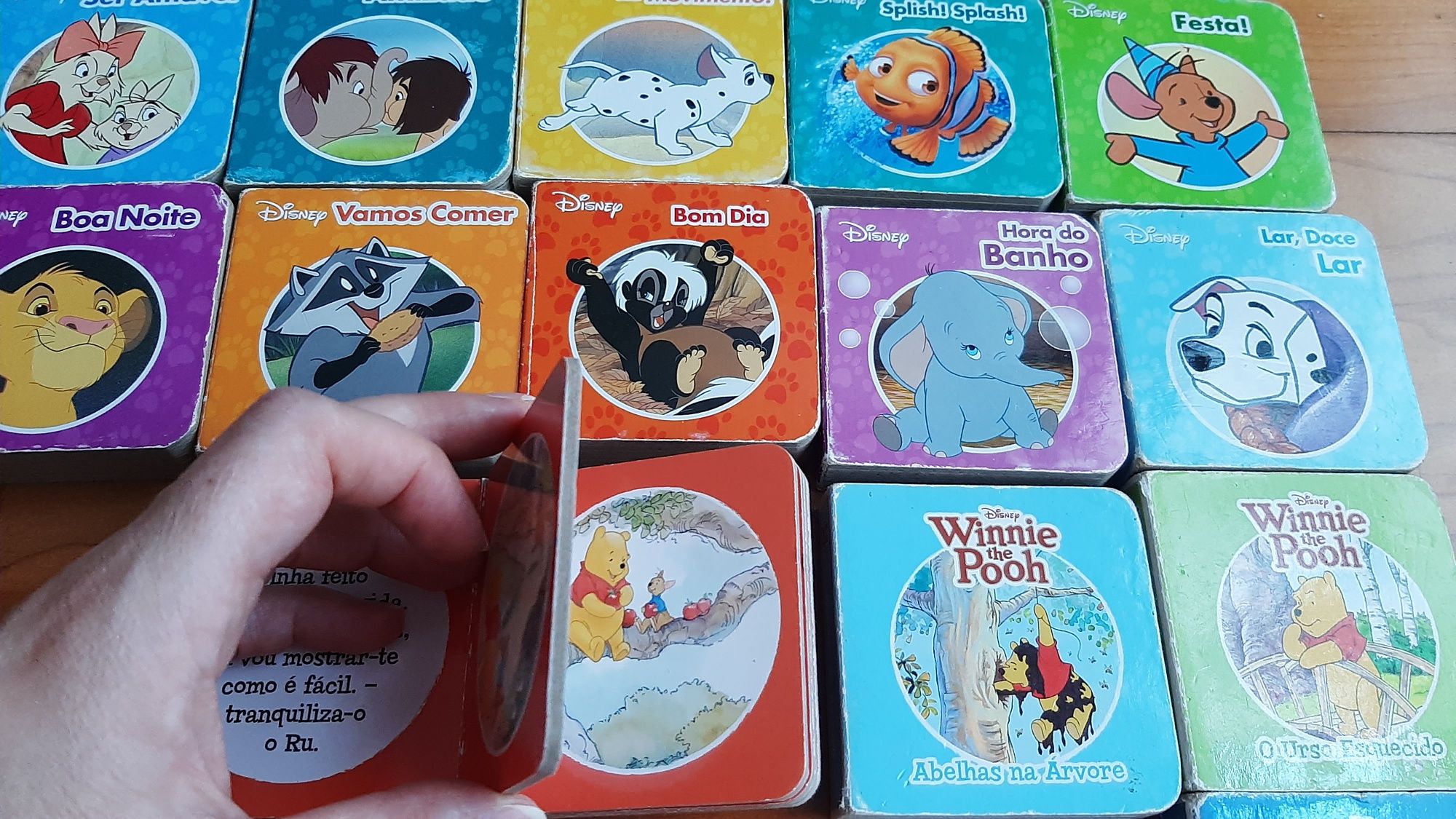 Livros folhas grossas Disney